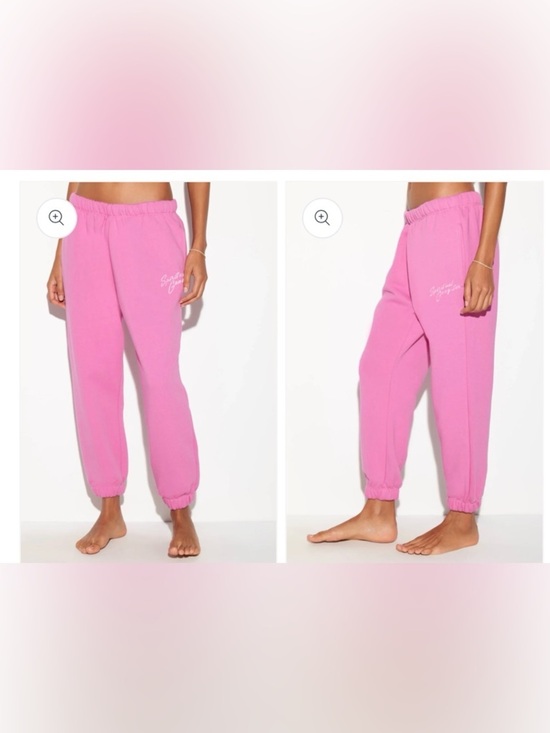Spiritual Gangster Pants - Spiritual Gangster Vice Westside 7/8 Sweatpant in the vibrant Azalea pink